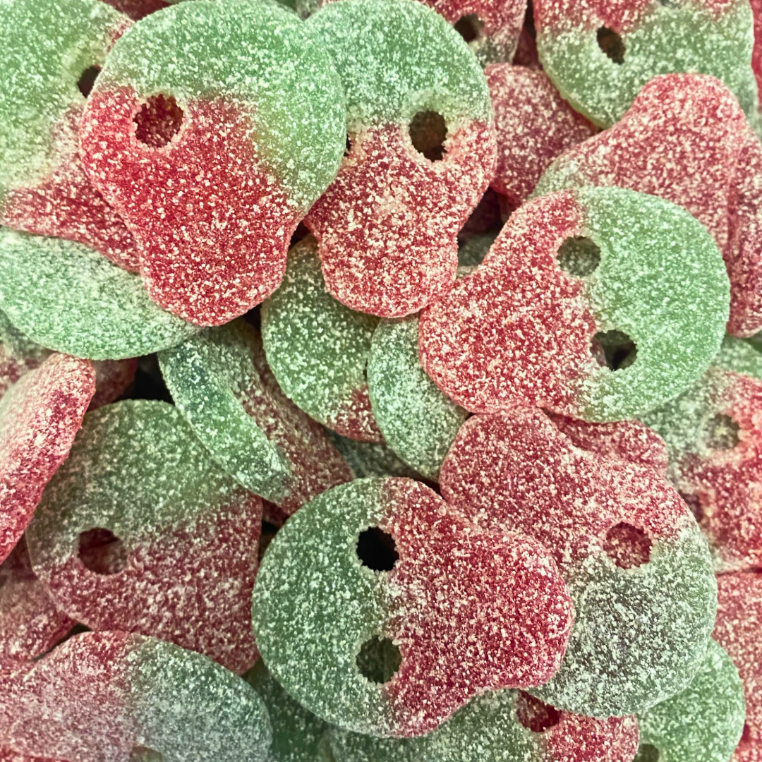 Sour Watermelon Skulls