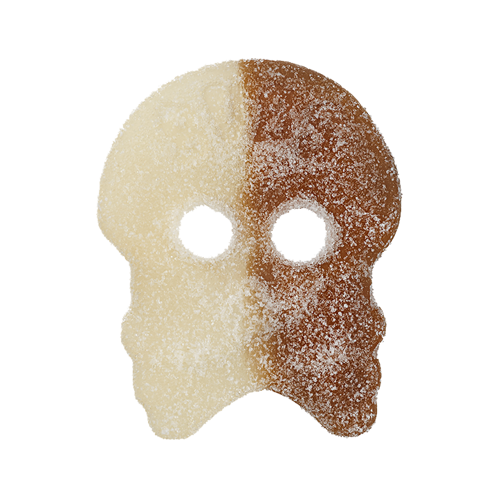 Bubs Sour Cola Skull.