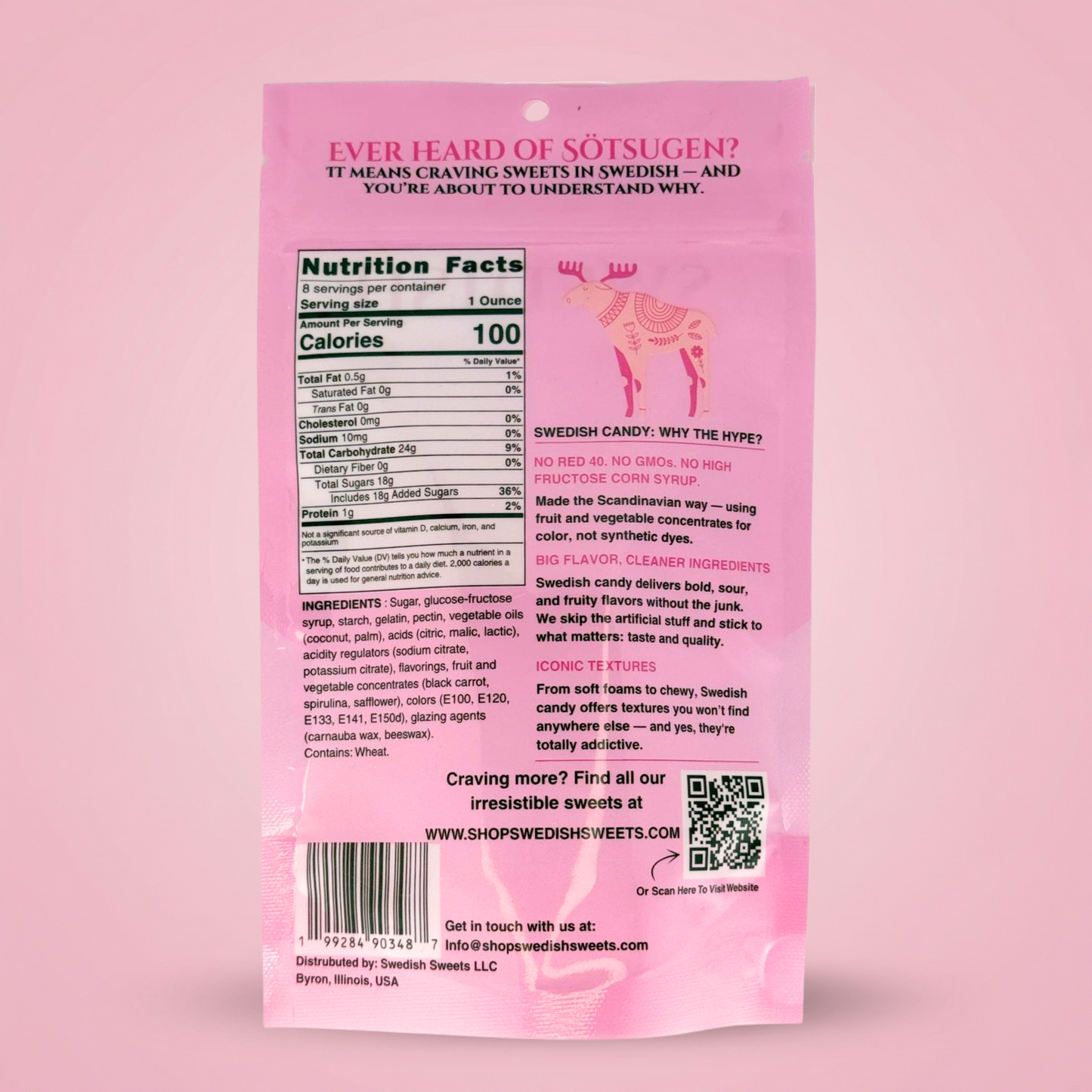 Bubs mix with Swedish Candy