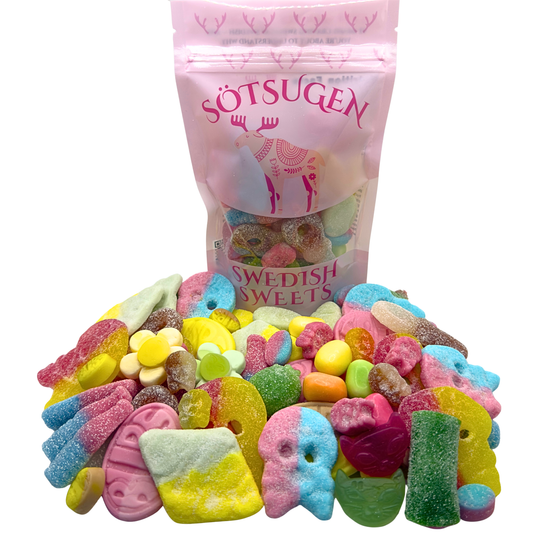 Bubs mix with Swedish Candy