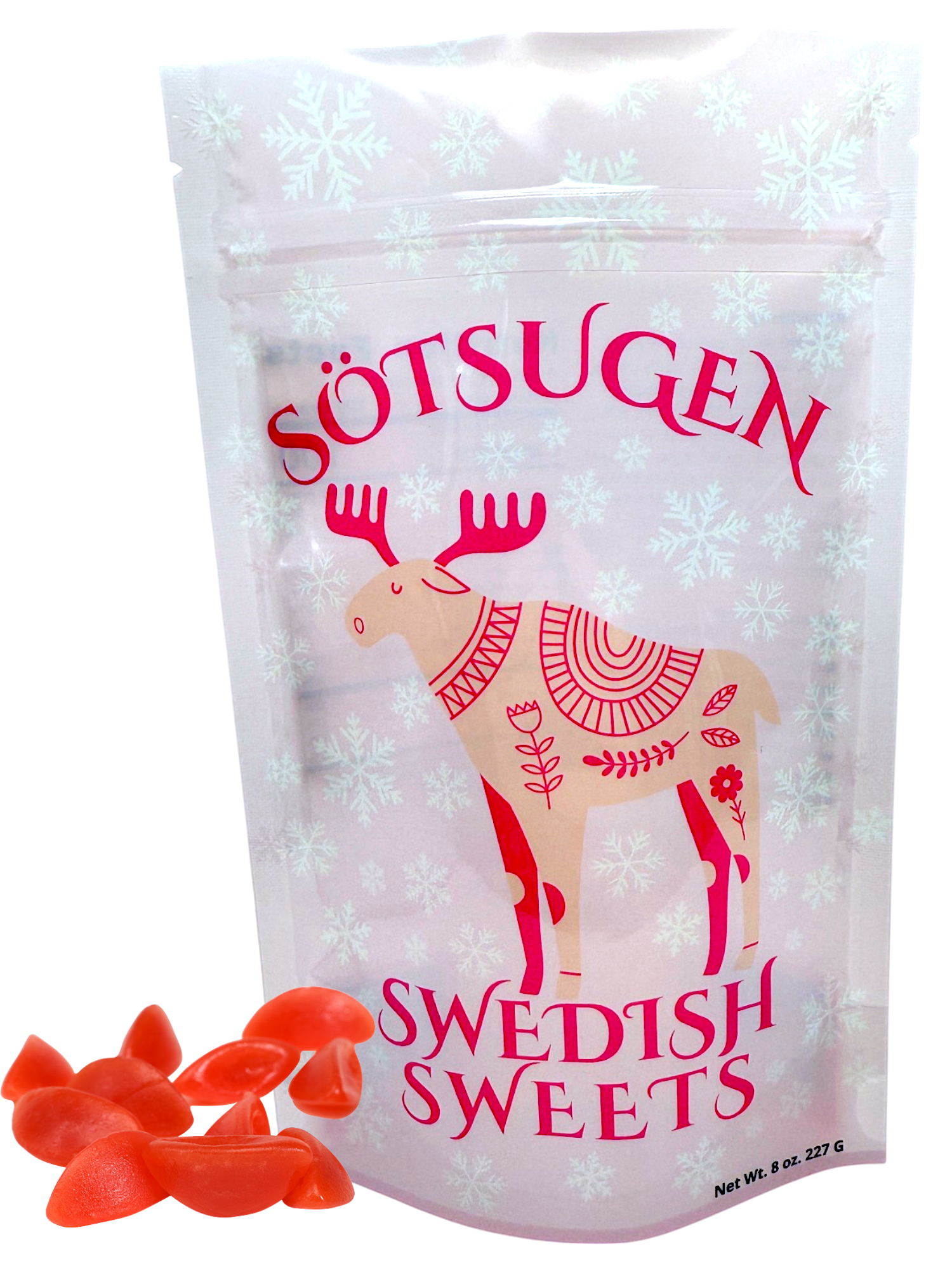 Swedish Raspberry Swedish Candy - Raspberry Boats – Swedish Sweets