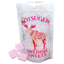 Strawberry Sockerbitar marshmallow candy 1/2 lb bag – pink chewy sugar cube treats from Swedish Sweets USA